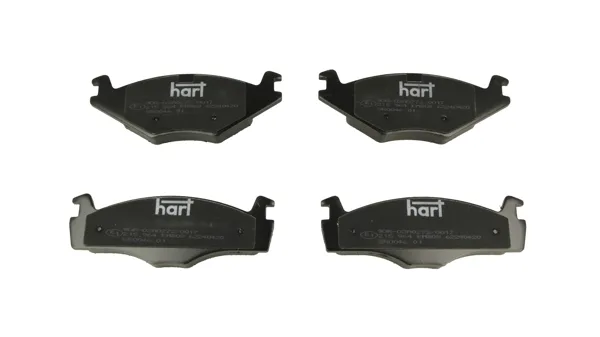 Комплект спирачно феродо, дискови спирачки HART