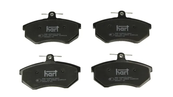 Комплект спирачно феродо, дискови спирачки HART