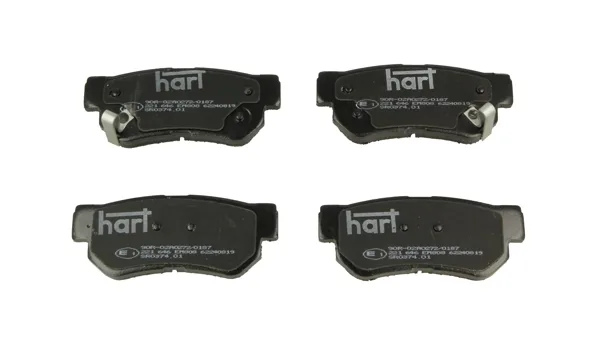 Комплект спирачно феродо, дискови спирачки HART