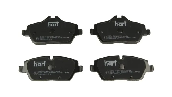Комплект спирачно феродо, дискови спирачки HART