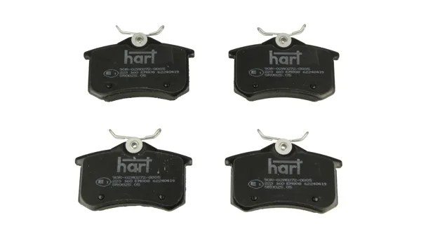 Комплект спирачно феродо, дискови спирачки HART