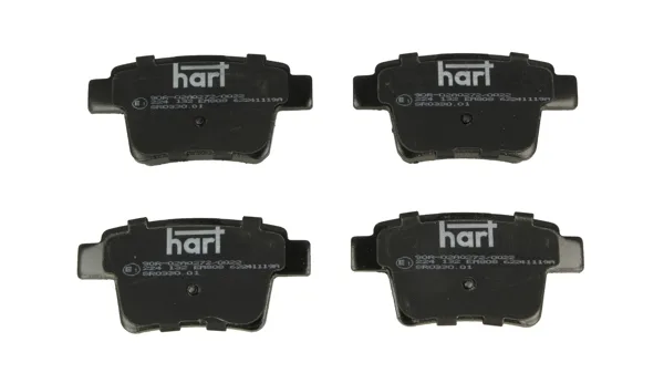 Комплект спирачно феродо, дискови спирачки HART