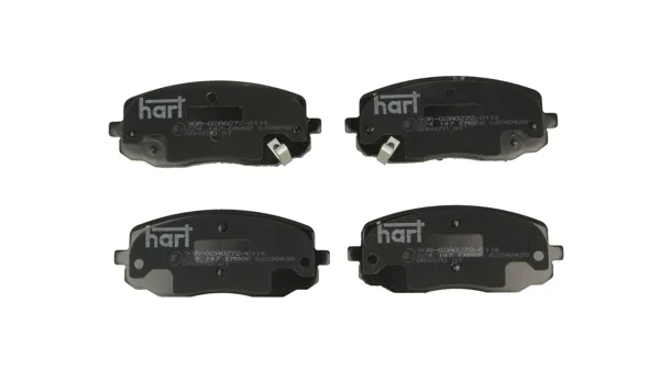 Комплект спирачно феродо, дискови спирачки HART