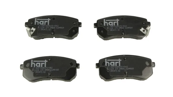Комплект спирачно феродо, дискови спирачки HART