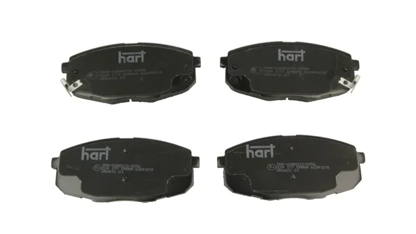 Комплект спирачно феродо, дискови спирачки HART