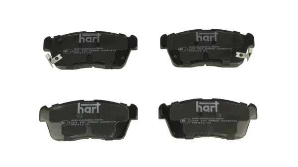 Комплект спирачно феродо, дискови спирачки HART