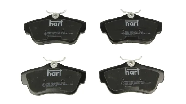 Комплект спирачно феродо, дискови спирачки HART