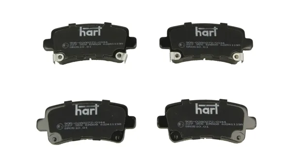 Комплект спирачно феродо, дискови спирачки HART