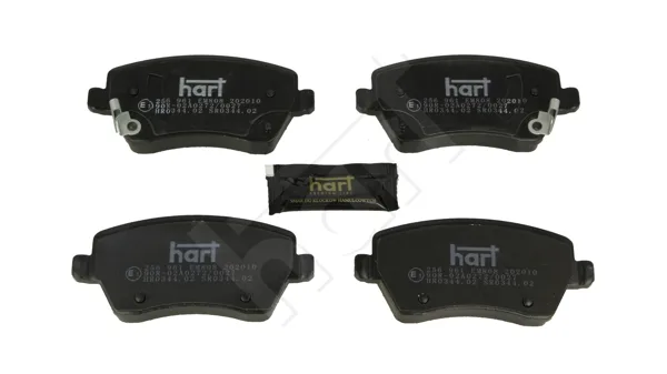 Комплект спирачно феродо, дискови спирачки HART