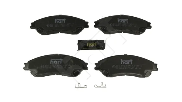 Комплект спирачно феродо, дискови спирачки HART