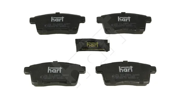 Комплект спирачно феродо, дискови спирачки HART