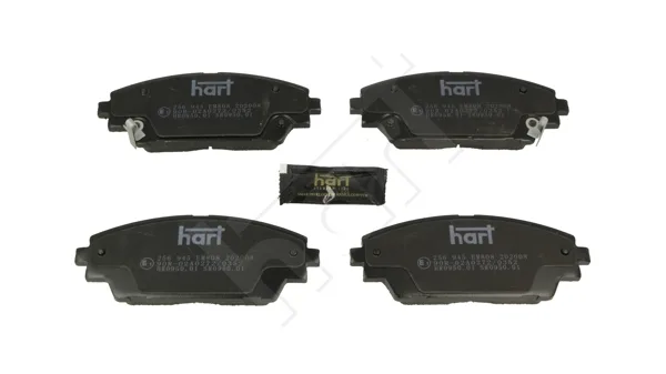 Комплект спирачно феродо, дискови спирачки HART