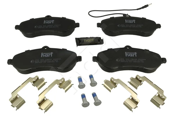 Комплект спирачно феродо, дискови спирачки HART