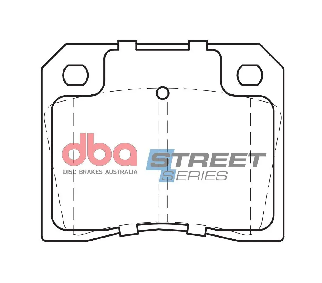 Комплект спирачно феродо, дискови спирачки DBA Australia