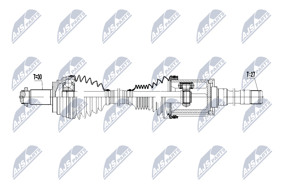 полуоска NTY                 