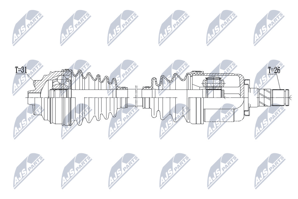 полуоска NTY                 