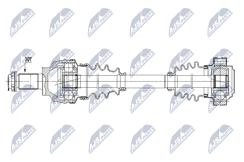 полуоска NTY                 