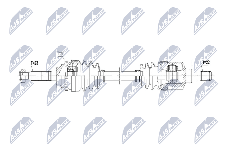 полуоска NTY                 