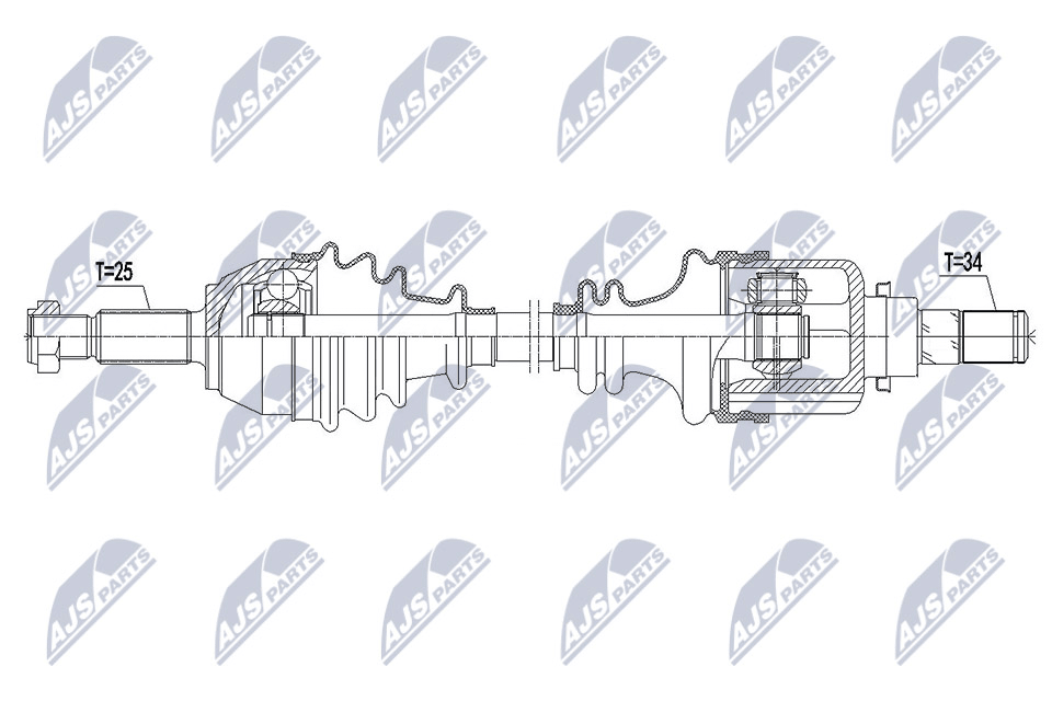 полуоска NTY                 