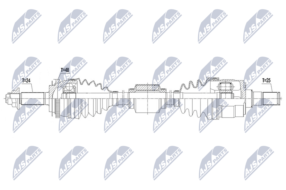 полуоска NTY                 