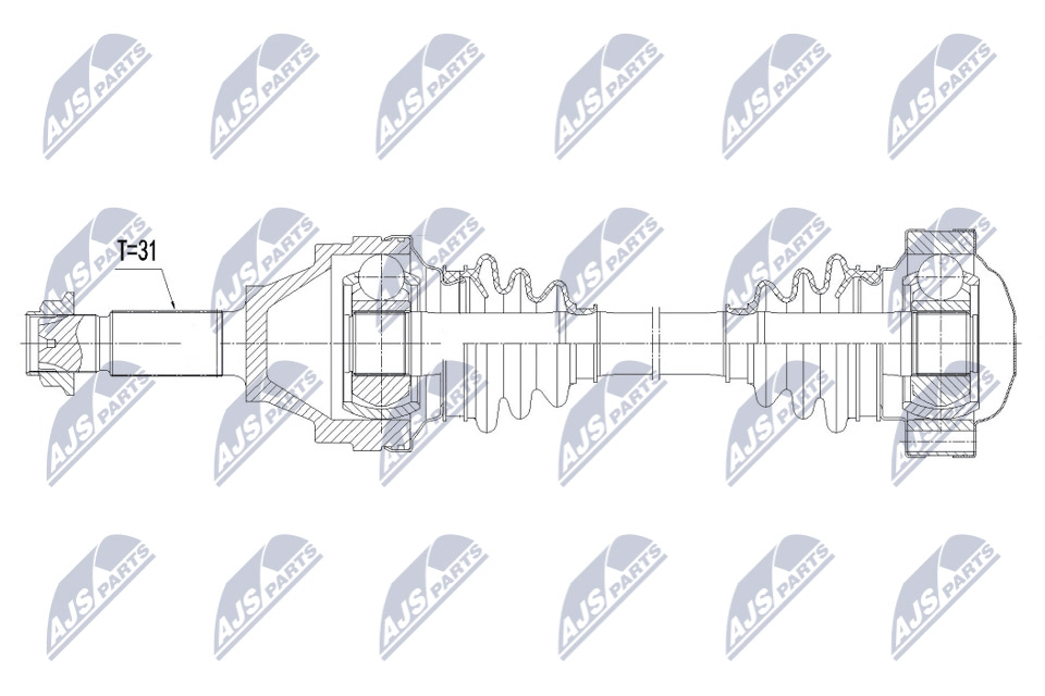 полуоска NTY                 