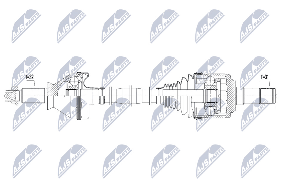 полуоска NTY                 