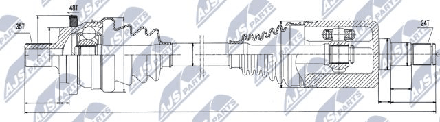 полуоска NTY                 