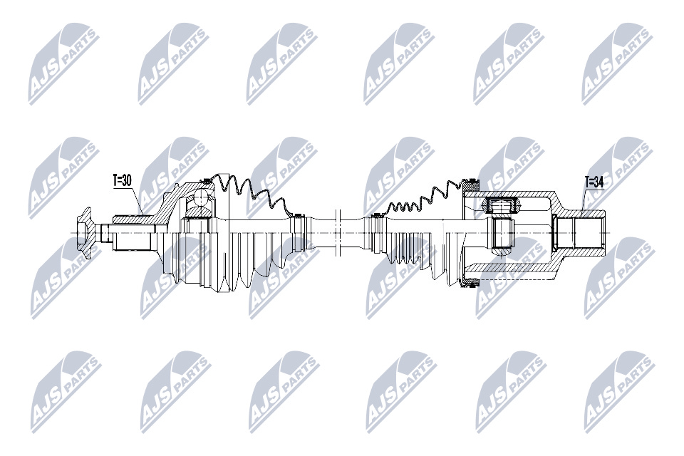 полуоска NTY                 