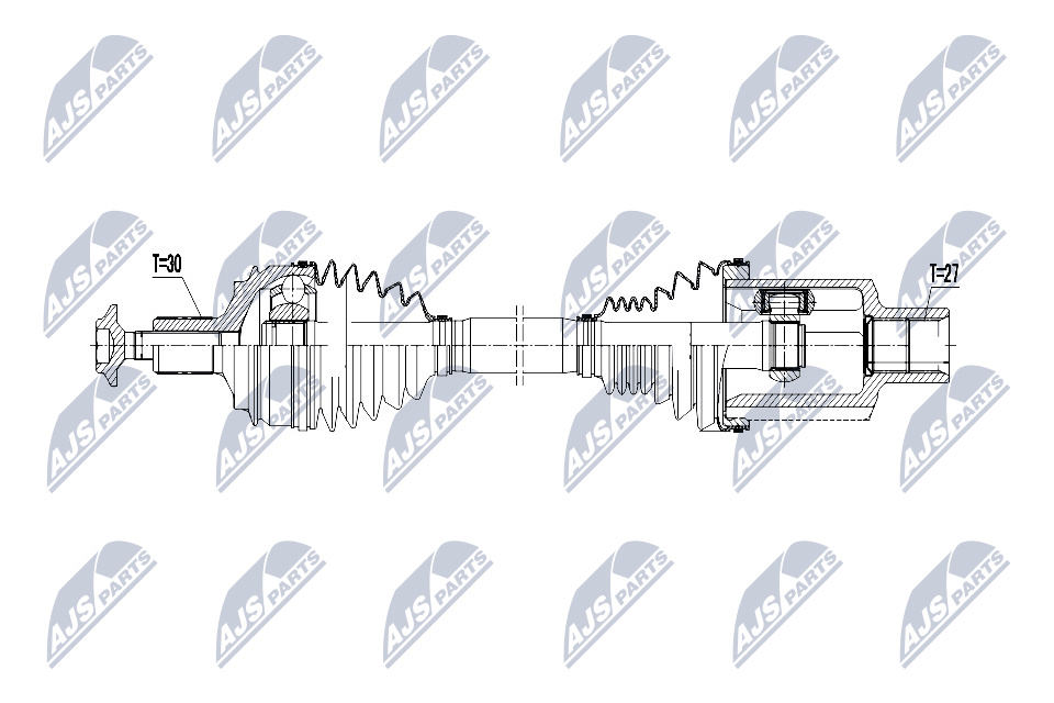 полуоска NTY                 