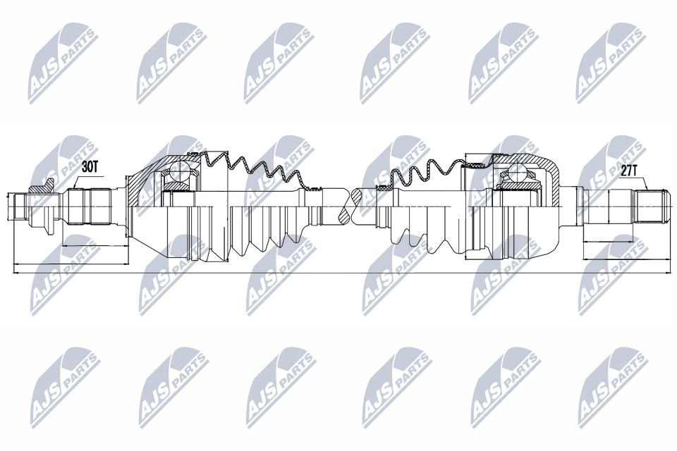 полуоска NTY                 