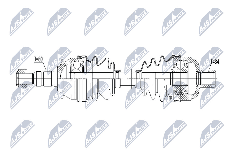 полуоска NTY                 