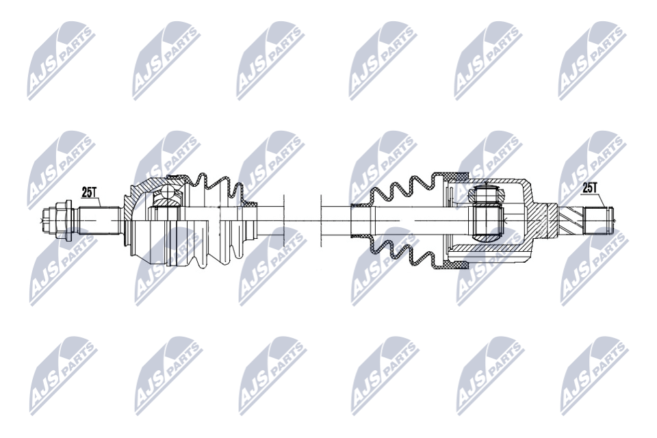 полуоска NTY                 