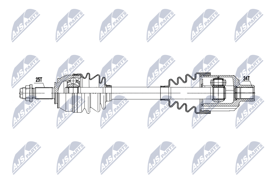 полуоска NTY                 