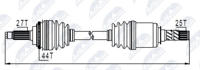 полуоска NTY                 