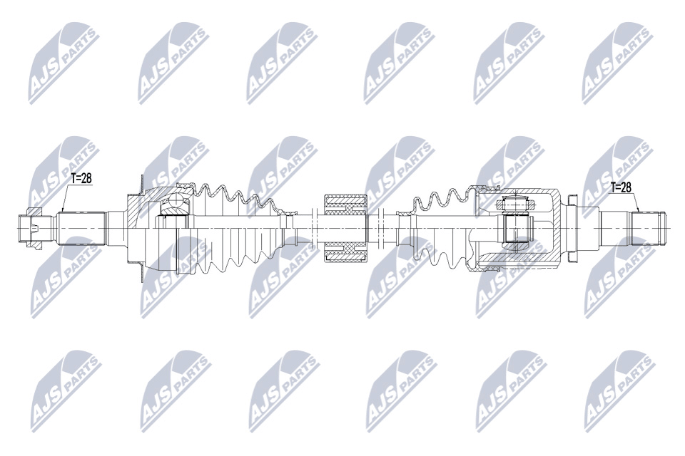 полуоска NTY                 