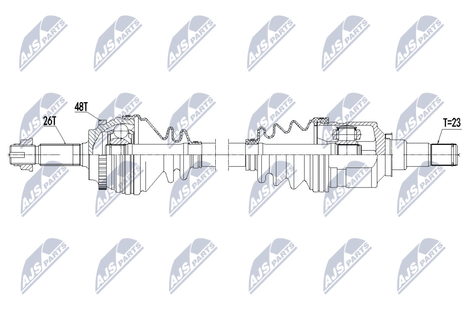 полуоска NTY                 