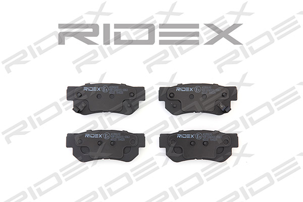 комплект спирачно феродо, дискови спирачки RIDEX               