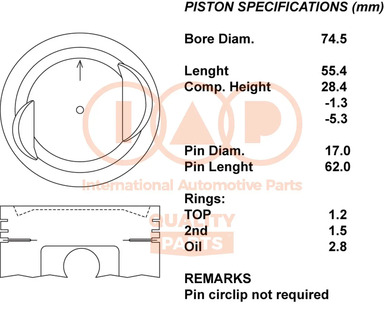 Бутало IAP QUALITY PARTS