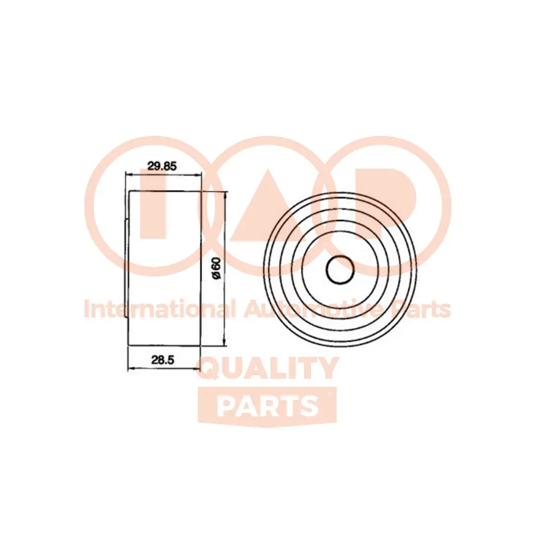 обтяжна ролка, ангренаж IAP QUALITY PARTS   
