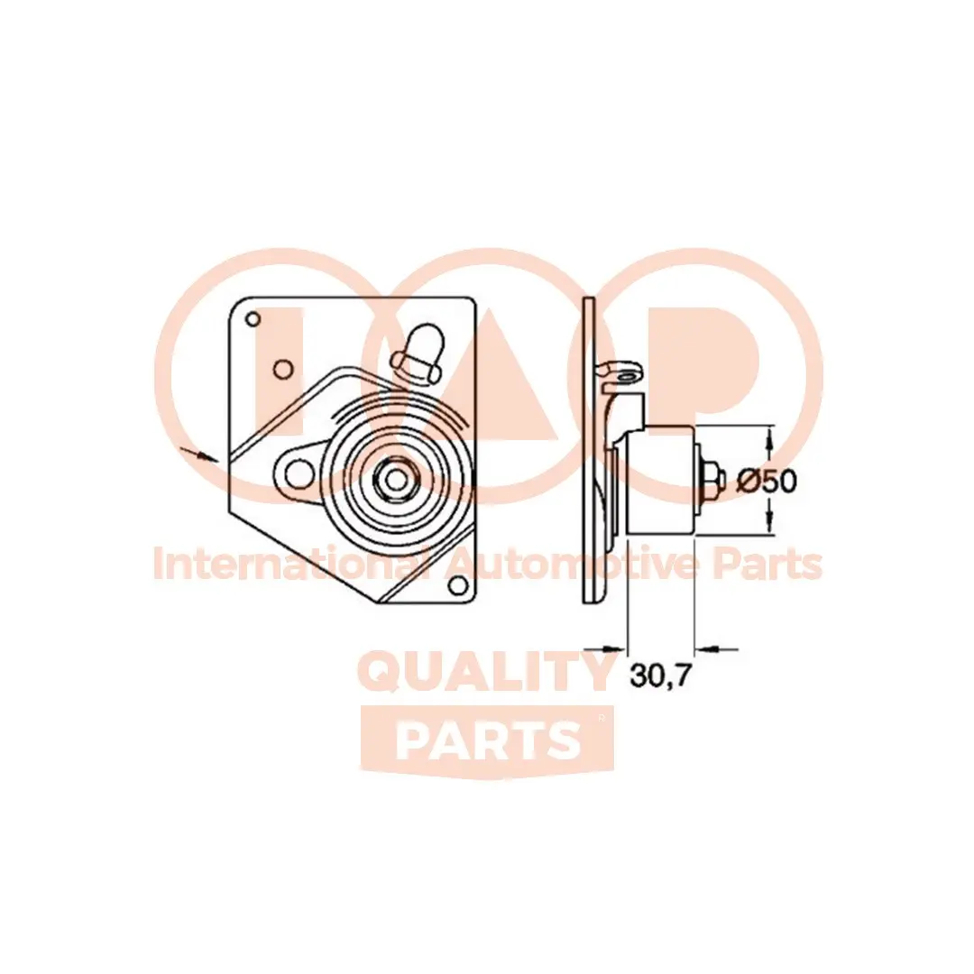 обтяжна ролка, ангренаж IAP QUALITY PARTS   