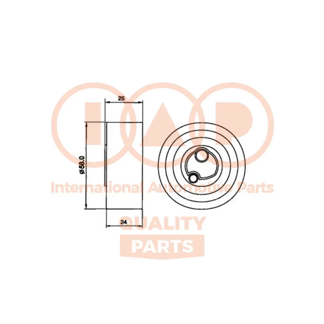 обтяжна ролка, ангренаж IAP QUALITY PARTS   