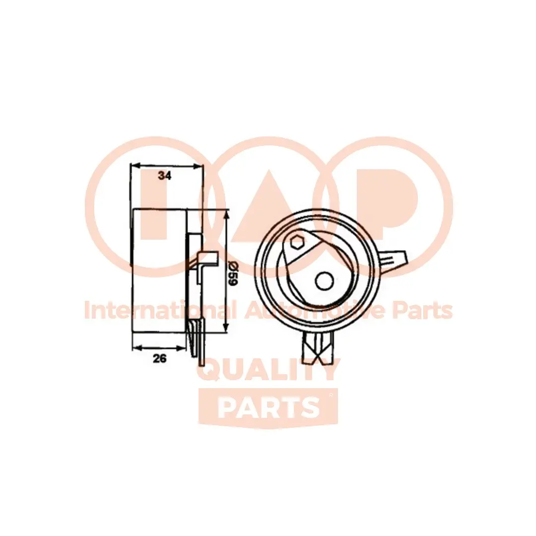 обтяжна ролка, ангренаж IAP QUALITY PARTS   
