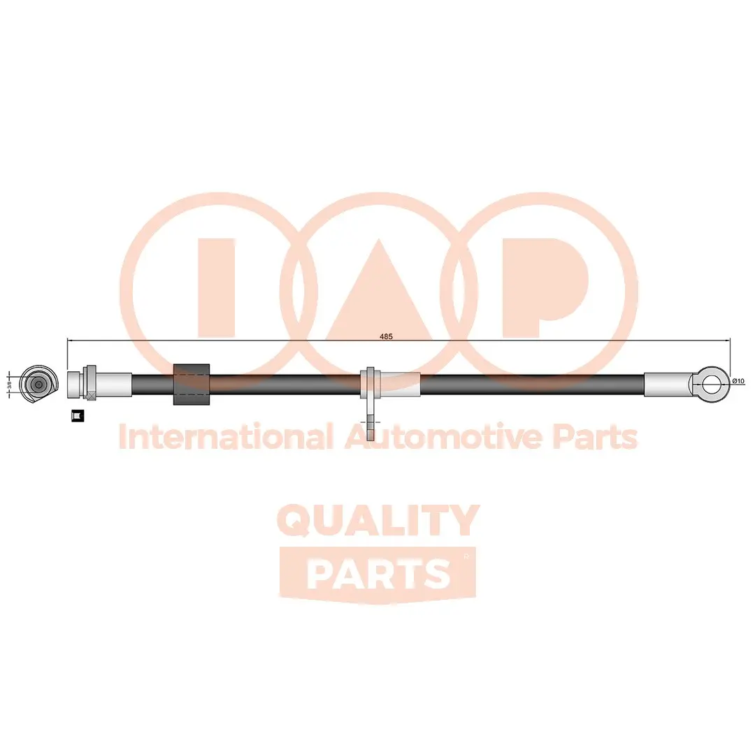 спирачен маркуч IAP QUALITY PARTS   