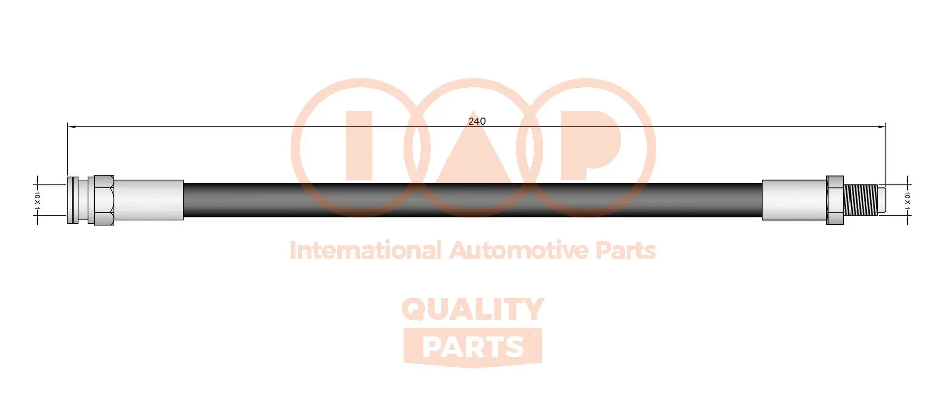 спирачен маркуч IAP QUALITY PARTS   