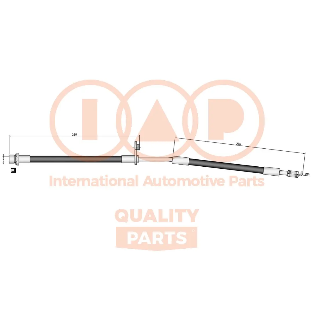 спирачен маркуч IAP QUALITY PARTS   