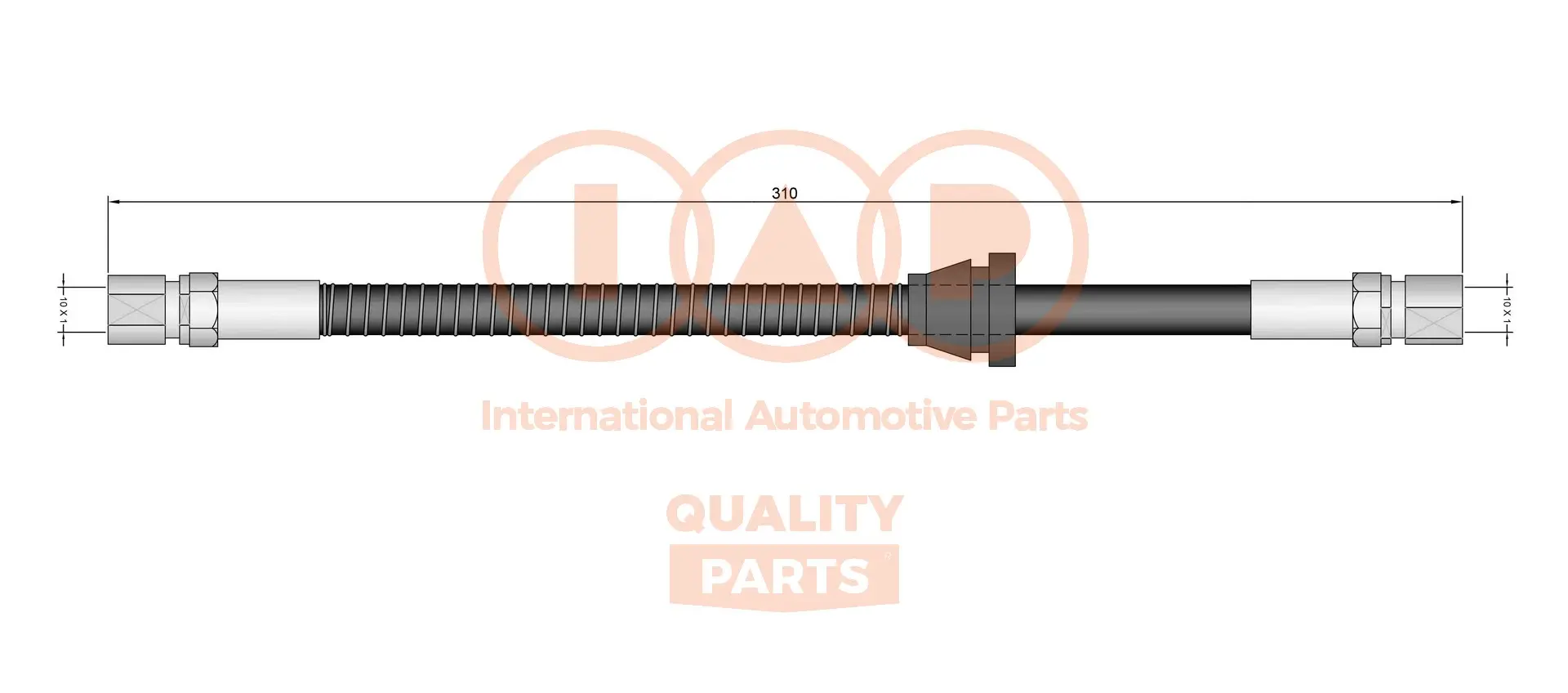 Спирачен маркуч IAP QUALITY PARTS