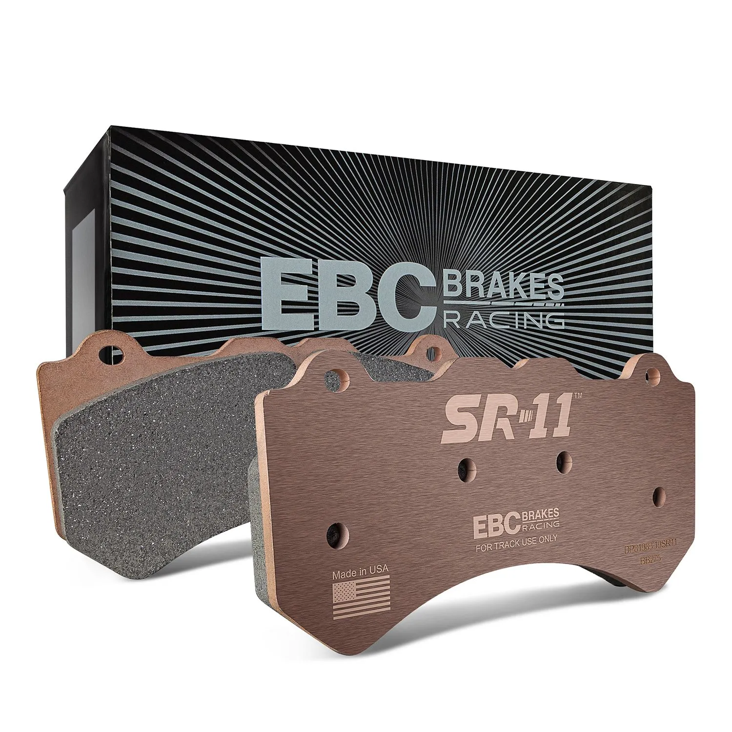 Комплект спирачно феродо, дискови спирачки EBC Brakes