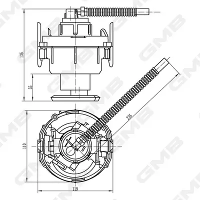 горивопроводен елемент (горивна помпа-сонда) GMB                 