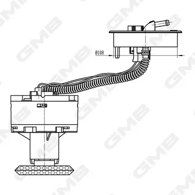 горивопроводен елемент (горивна помпа-сонда) GMB                 