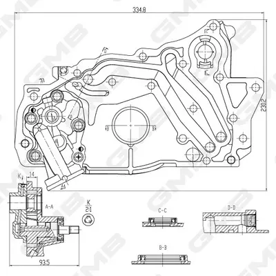 маслена помпа GMB                 